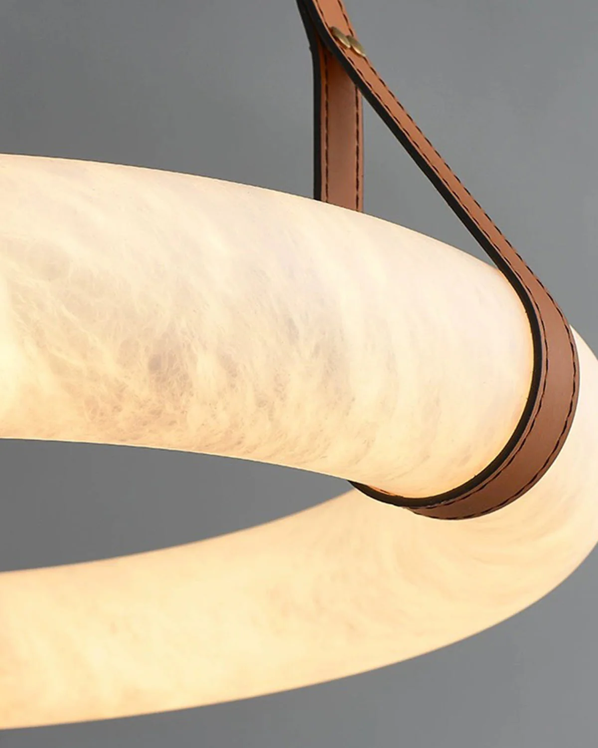 WOMO Alabaster Circular LED Chandelier-WM2874 - Image 12