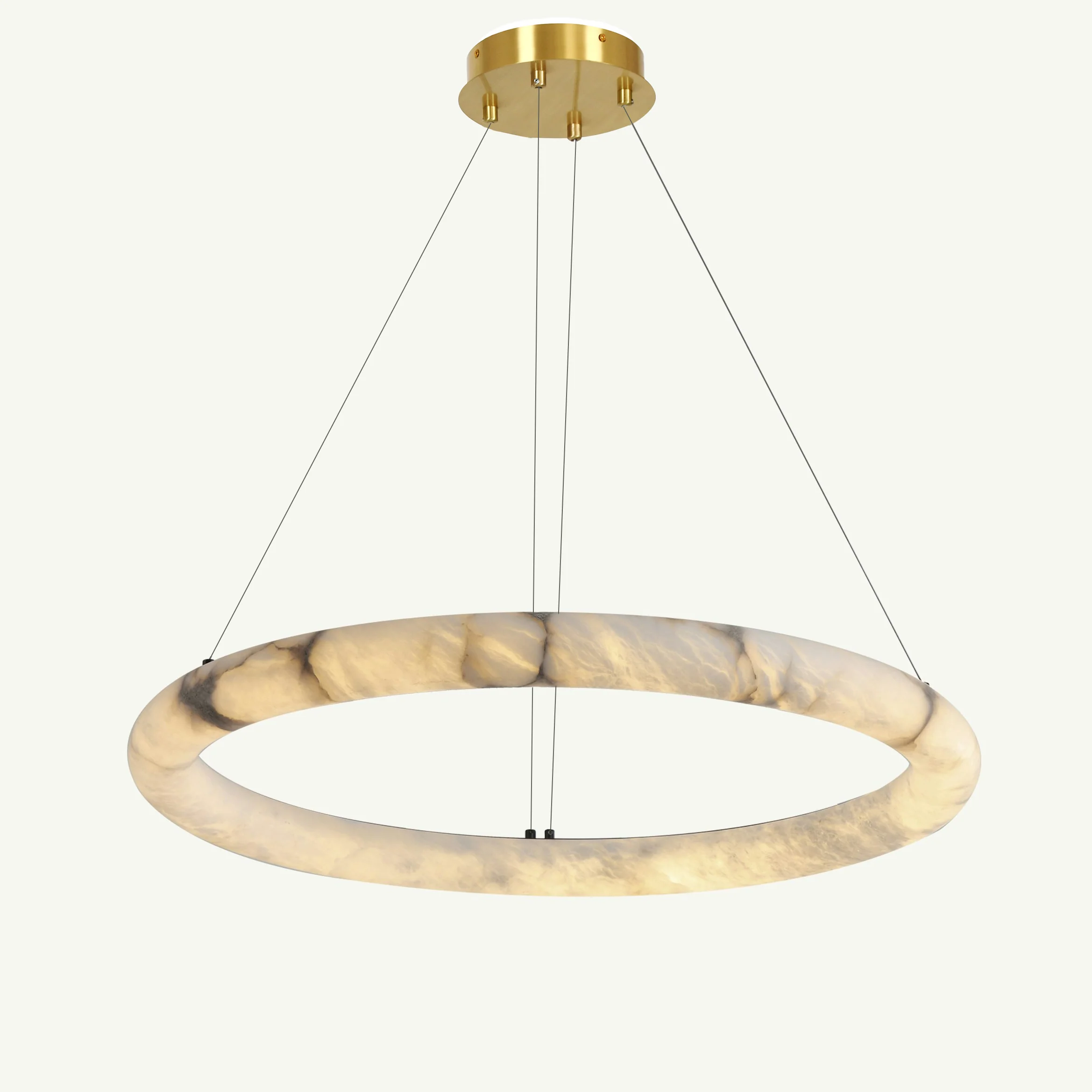 WOMO Alabaster Circular LED Chandelier-WM2874 - Image 17