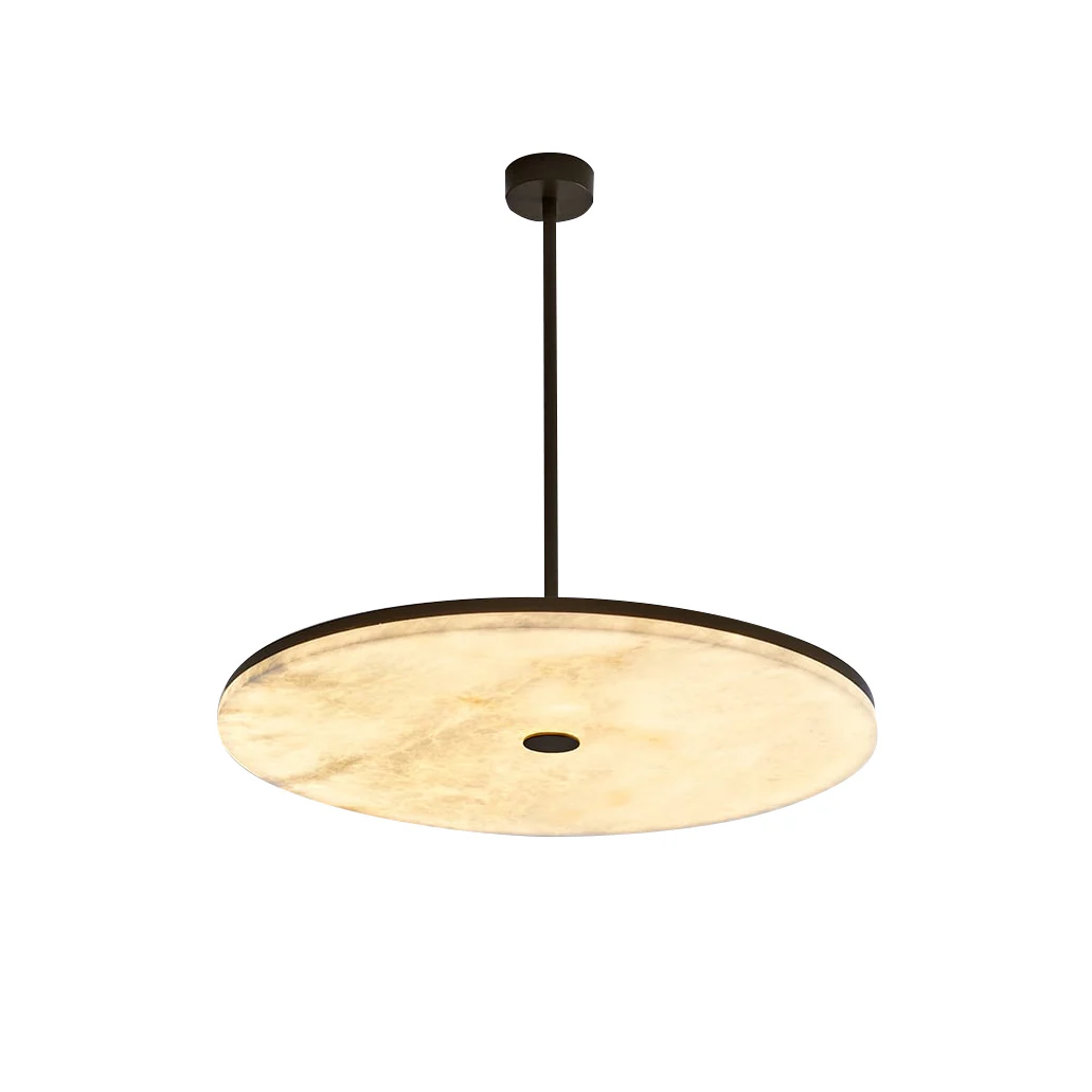 WOMO Disc Alabaster Pendant Light-WM2870 - Image 12