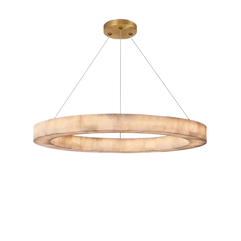 WOMO Alabaster Circular Chandelier-WM2803 - Image 9