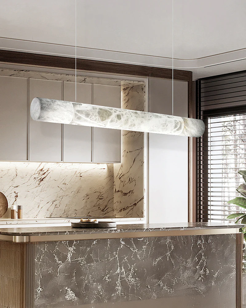 WOMO Alabaster Tube Linear Chandelier-WM2876 - Image 10