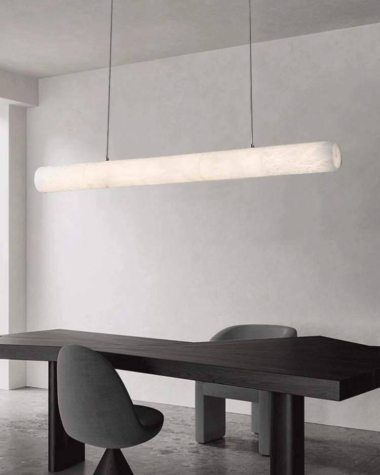 WOMO Alabaster Tube Linear Chandelier-WM2876 - Image 2