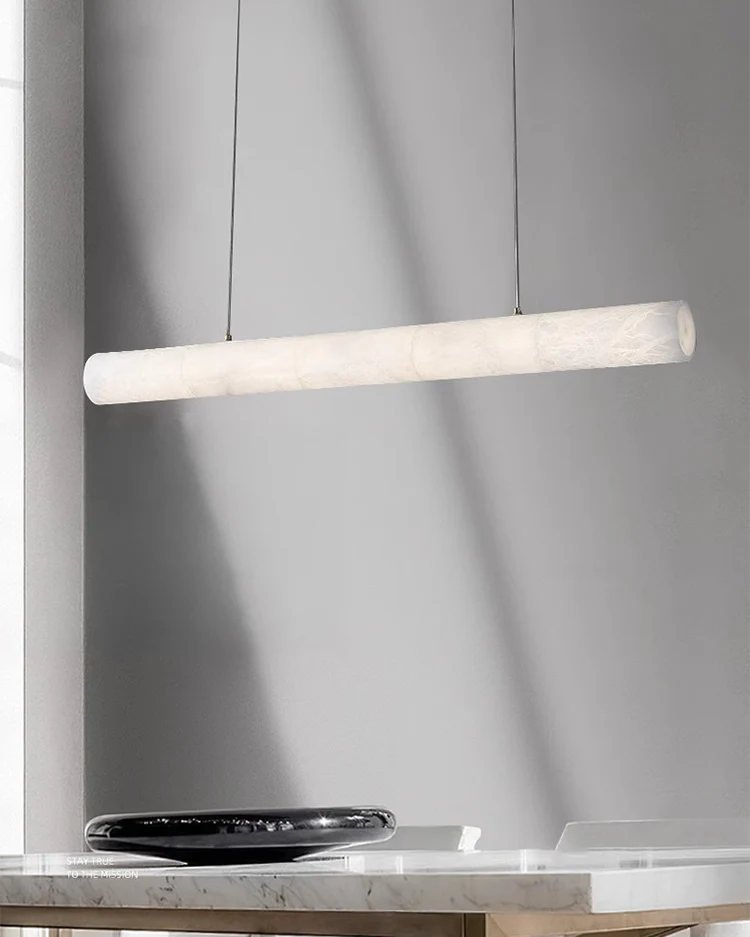 WOMO Alabaster Tube Linear Chandelier-WM2876 - Image 3