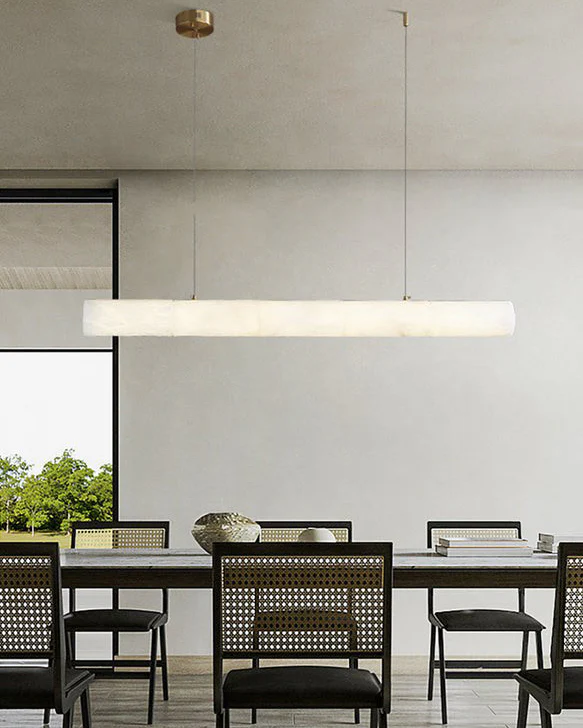WOMO Alabaster Tube Linear Chandelier-WM2876 - Image 4