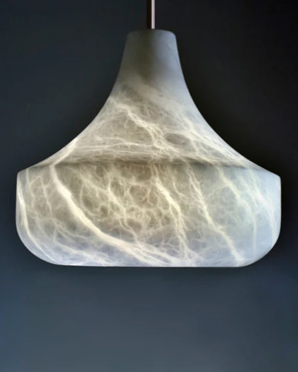 WOMO Cone Alabaster Pendant Light-WM2905 - Image 8