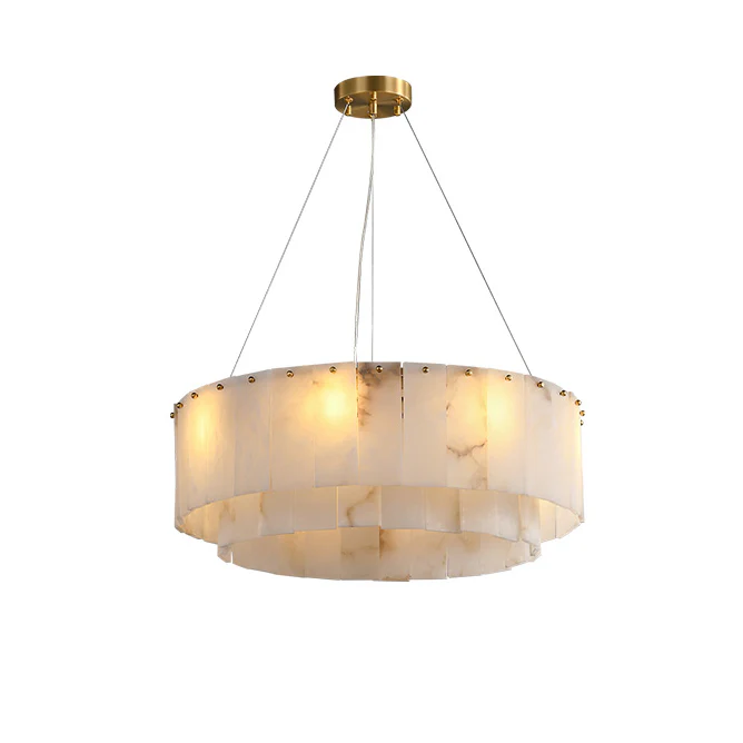 WOMO Round Alabaster Chandelier-WM2843 - Image 10