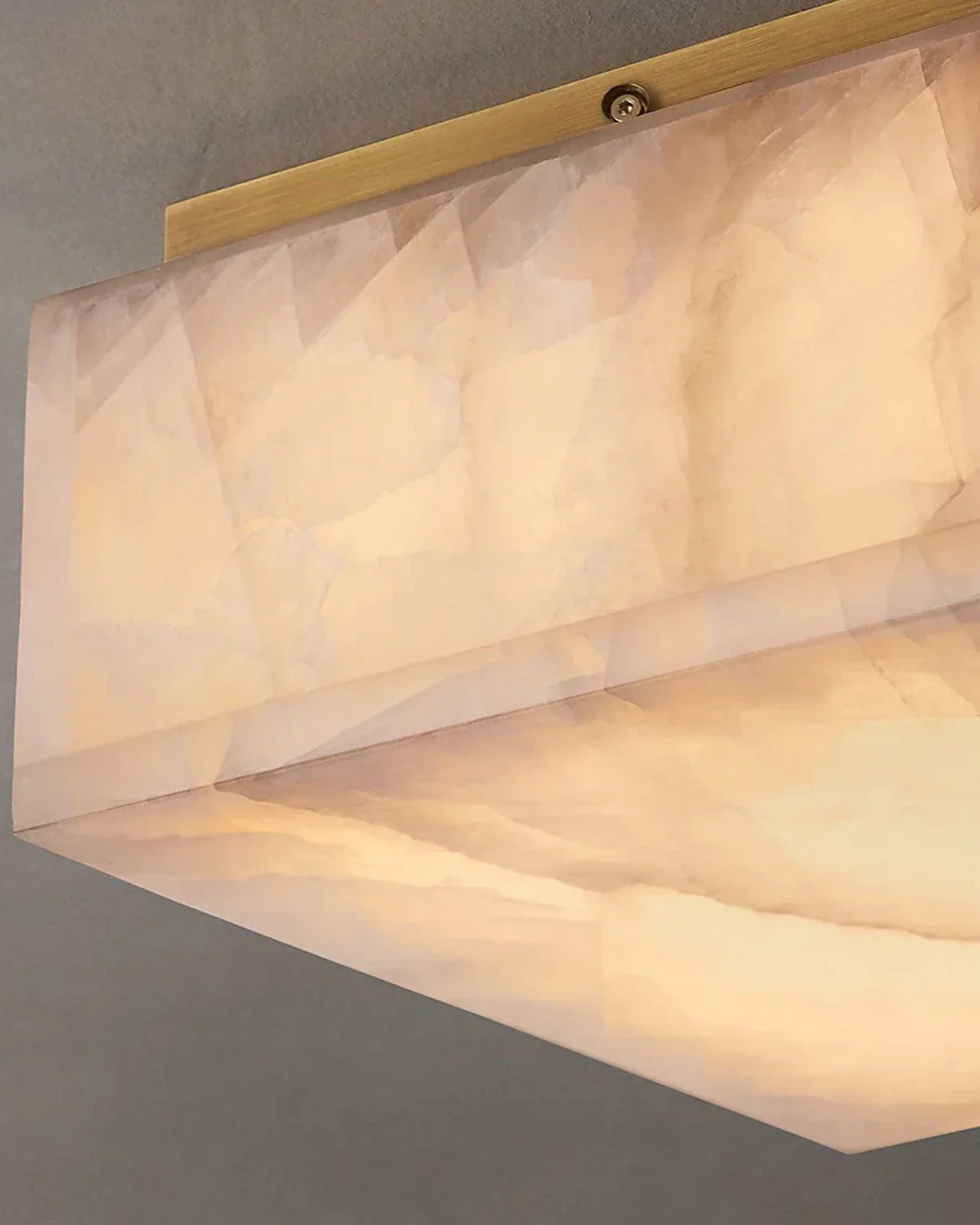 WOMO Alabaster Square Ceiling Light-WM1115 - Image 9