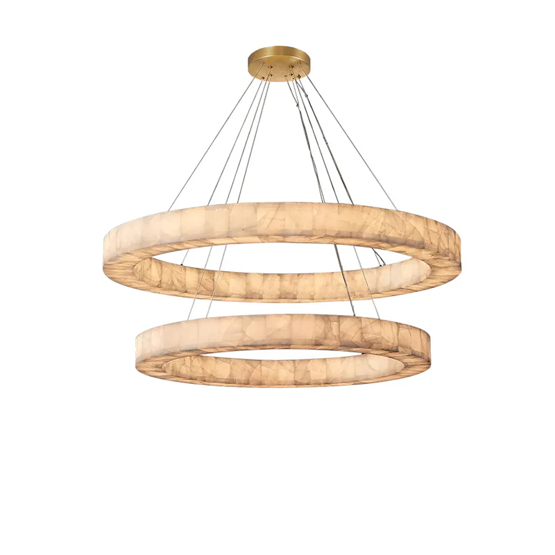 WOMO Alabaster Tiered Chandelier-WM2804 - Image 7