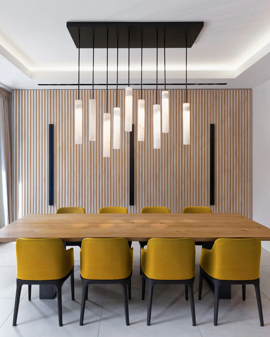 WOMO Alabaster Tube Dining Room Pendant Light-WM2882 - Image 19
