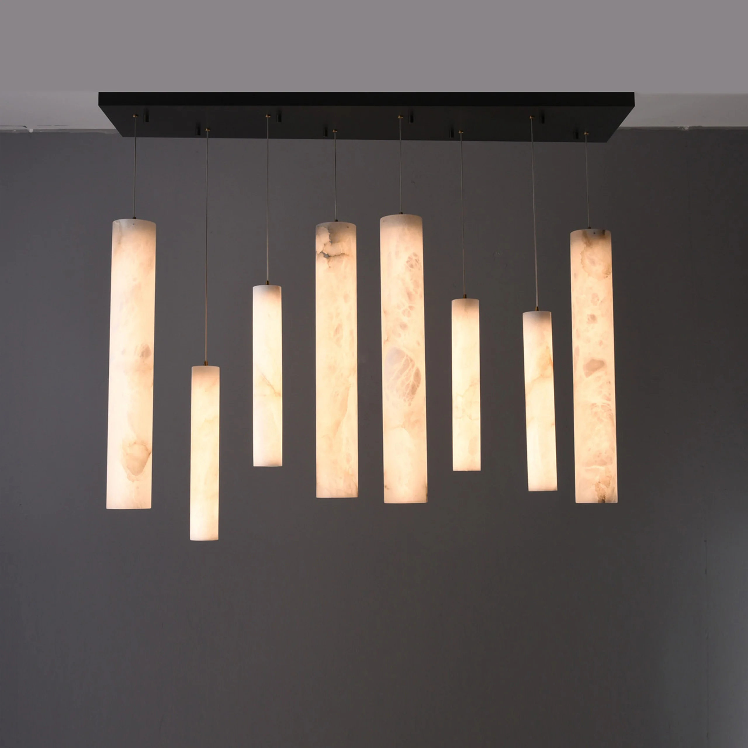 WOMO Alabaster Tube Dining Room Pendant Light-WM2882 - Image 25