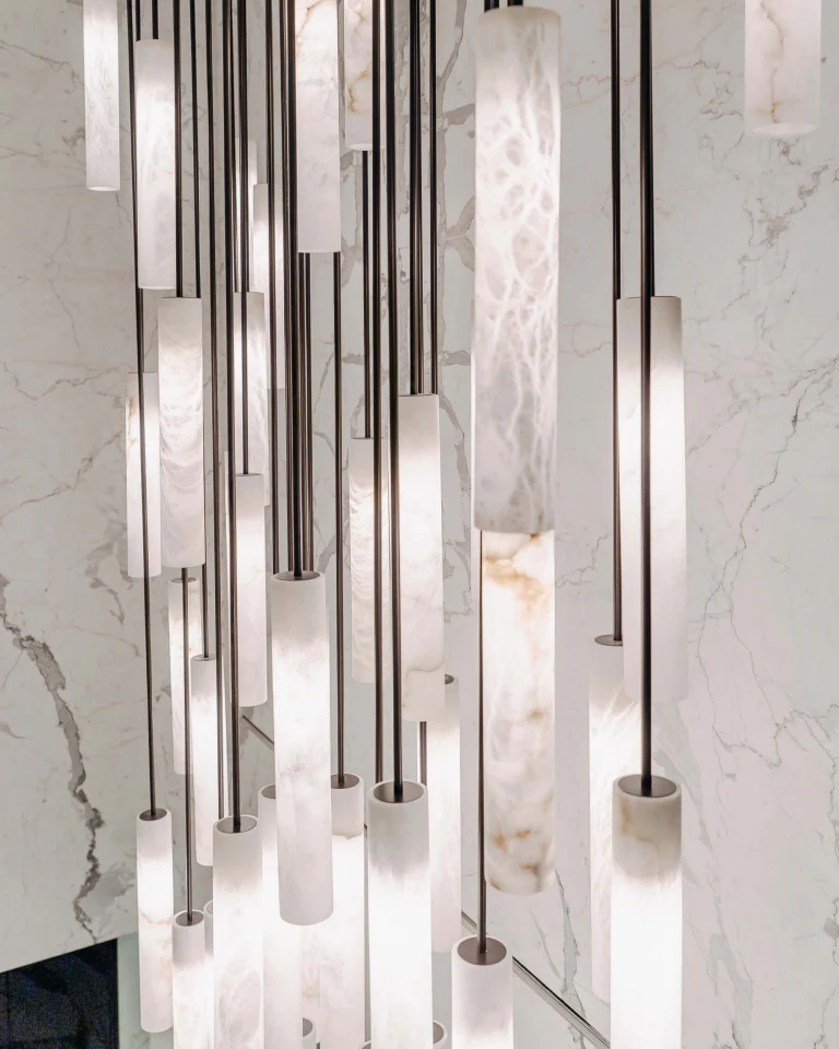 WOMO Alabaster Tube Staircase Chandelier-WM2881 - Image 7