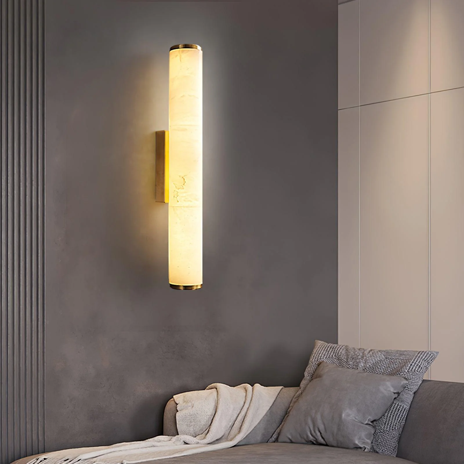 WOMO Alabaster Tube Wall Sconce-WM6139 - Image 11