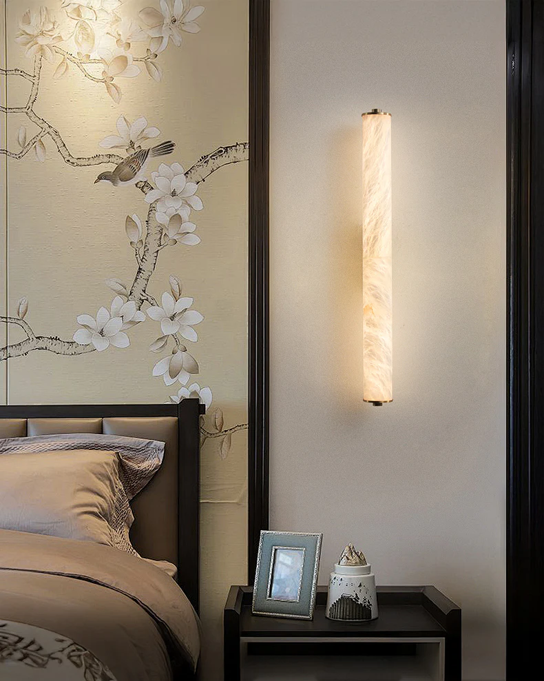 WOMO Alabaster Tube Wall Sconce-WM6139 - Image 3