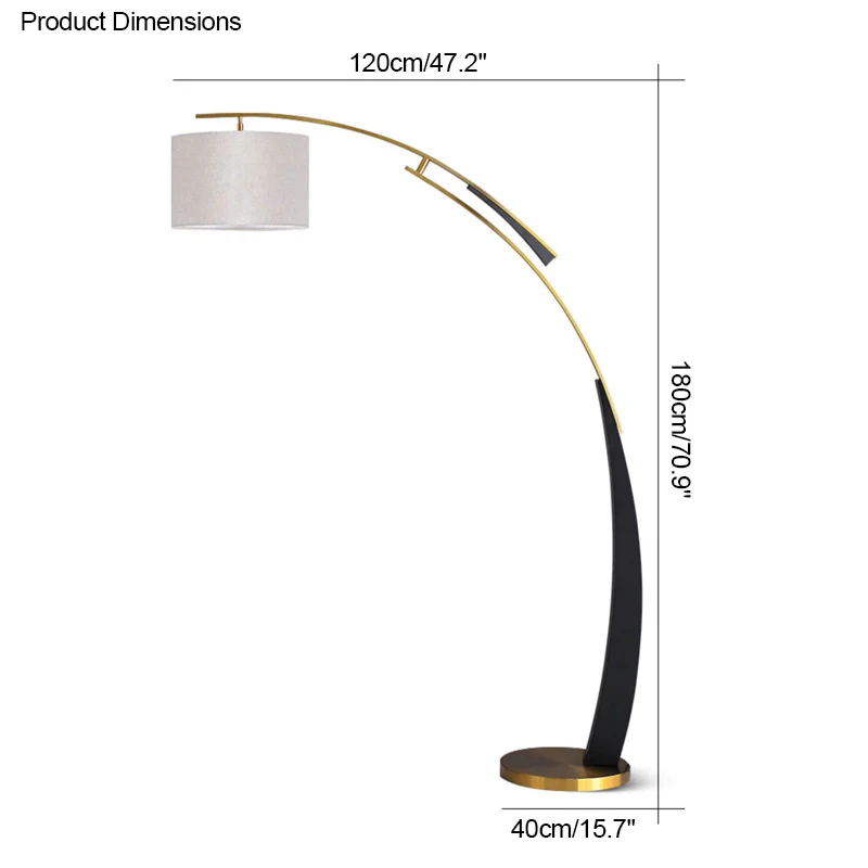 WOMO Arc Floor Lamp-WM7038 - Image 56