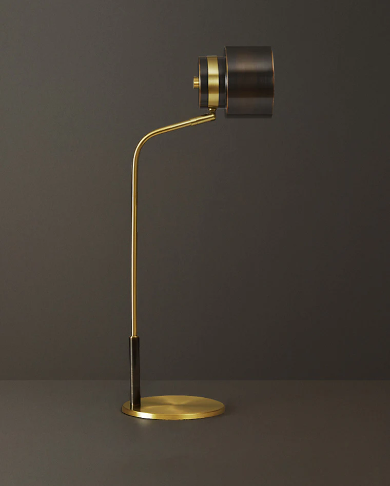 WOMO Elegant Arc Brass Reading Desk Lamp-WM8035 - Image 4