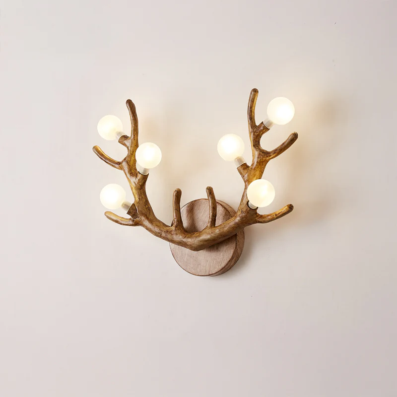 WOMO Antler Globe Wall Sconce -WM6165 - Image 11