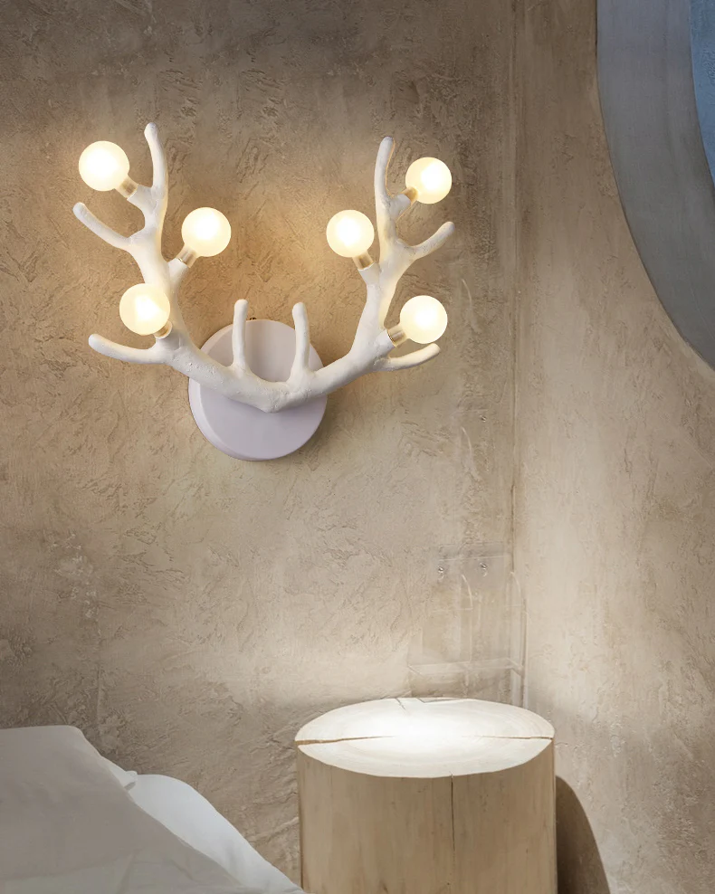 WOMO Antler Globe Wall Sconce -WM6165 - Image 8