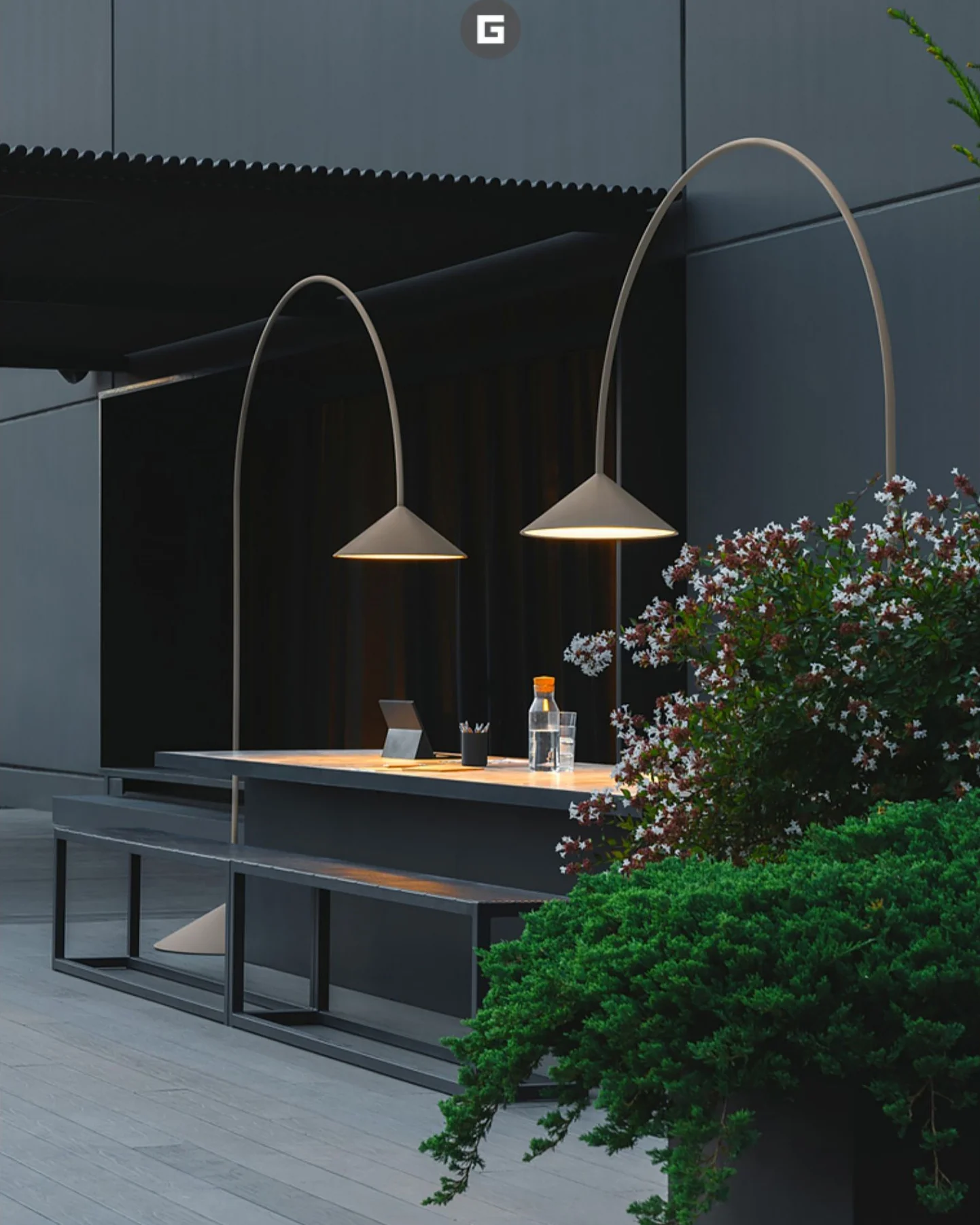 WOMO Arc Cone Floor Lamp-WM7139 - Image 10