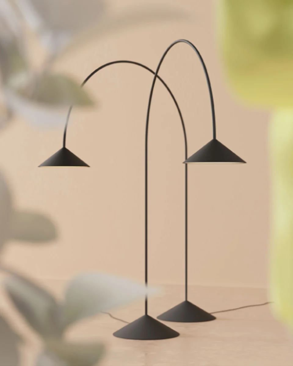 WOMO Arc Cone Floor Lamp-WM7139 - Image 11