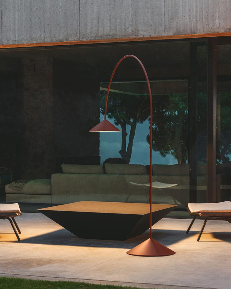 WOMO Arc Cone Floor Lamp-WM7139 - Image 4