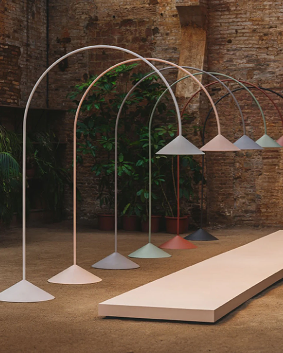 WOMO Arc Cone Floor Lamp-WM7139 - Image 5