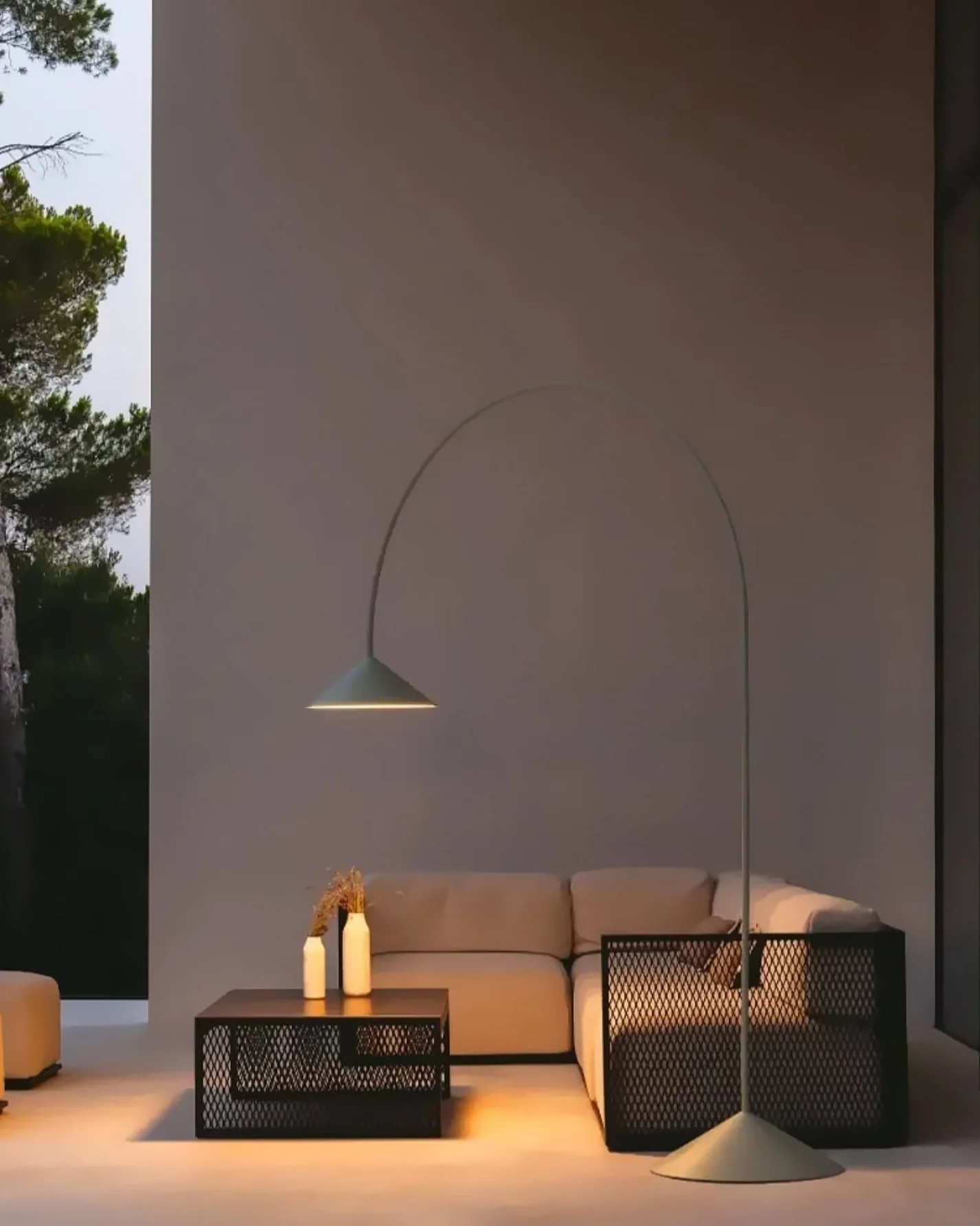 WOMO Arc Cone Floor Lamp-WM7139 - Image 8