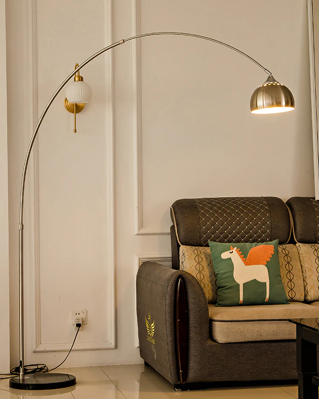 WOMO Arc Dome Tall Floor Lamp-WM7099 - Image 2