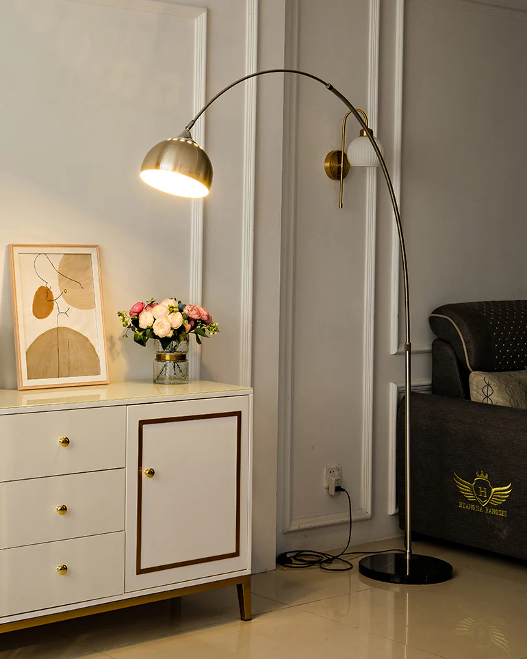 WOMO Arc Dome Tall Floor Lamp-WM7099 - Image 3