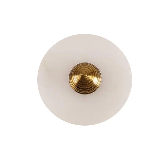 WOMO Art Deco Disc Alabaster Wall Sconce-WM6128 - Image 22
