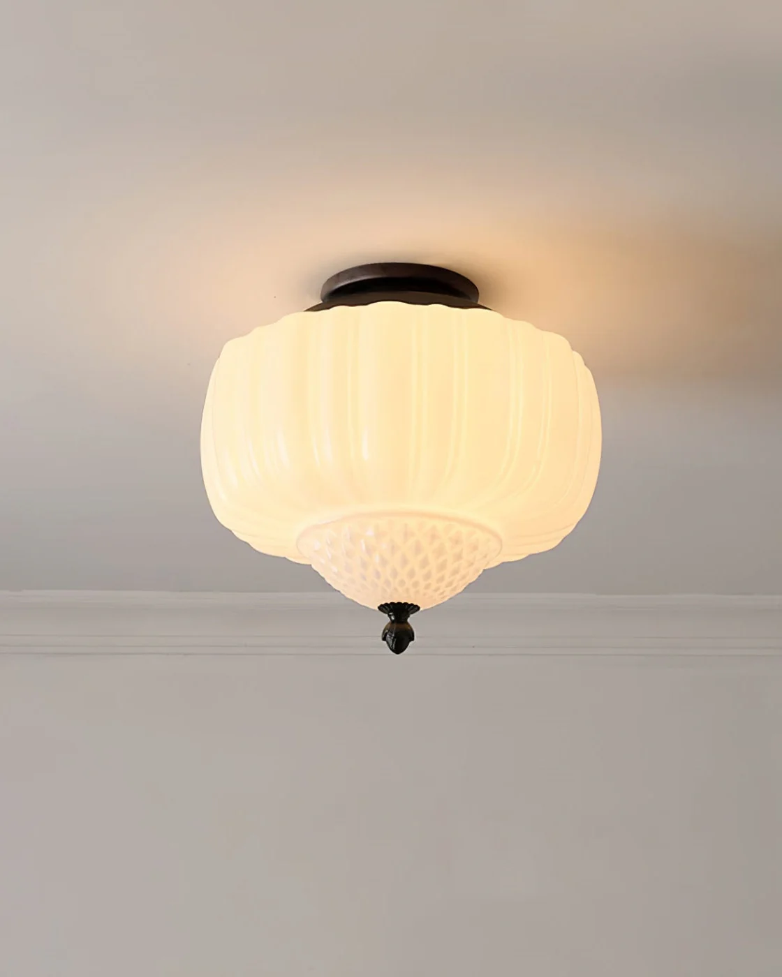 WOMO Art Deco Glass Ceiling Light-WM1121 - Image 8
