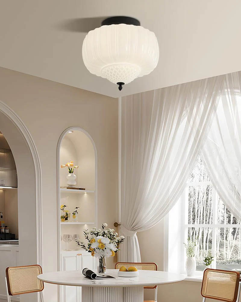 WOMO Art Deco Glass Ceiling Light-WM1121 - Image 9