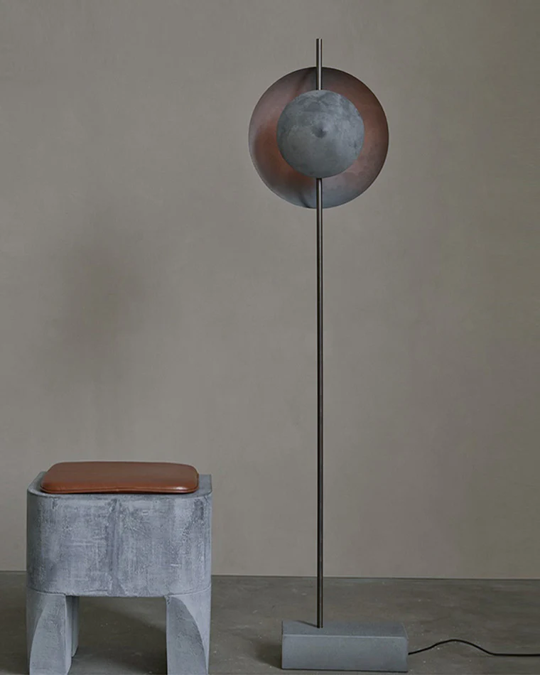 WOMO Solar Eclipse Round Floor Lamps-WM7040 - Image 12