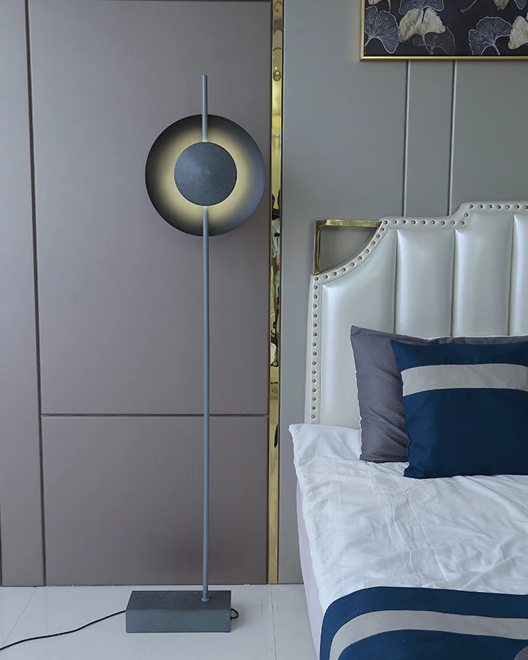 WOMO Solar Eclipse Round Floor Lamps-WM7040 - Image 3
