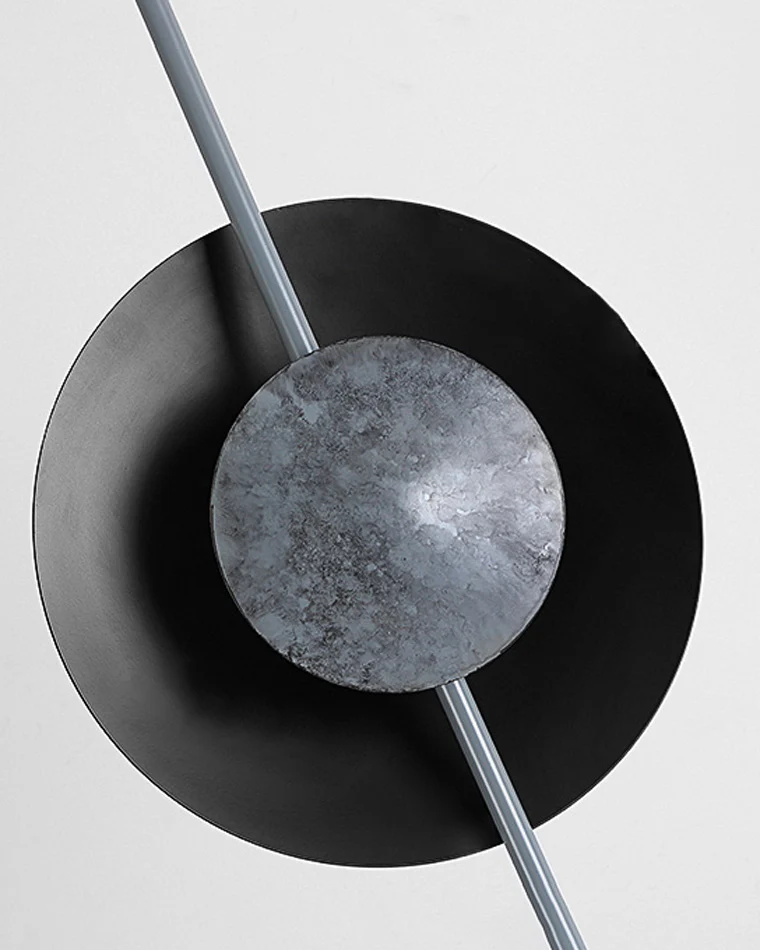 WOMO Solar Eclipse Round Floor Lamps-WM7040 - Image 5
