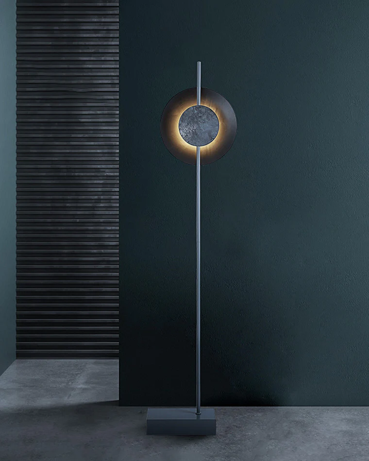 WOMO Solar Eclipse Round Floor Lamps-WM7040 - Image 7