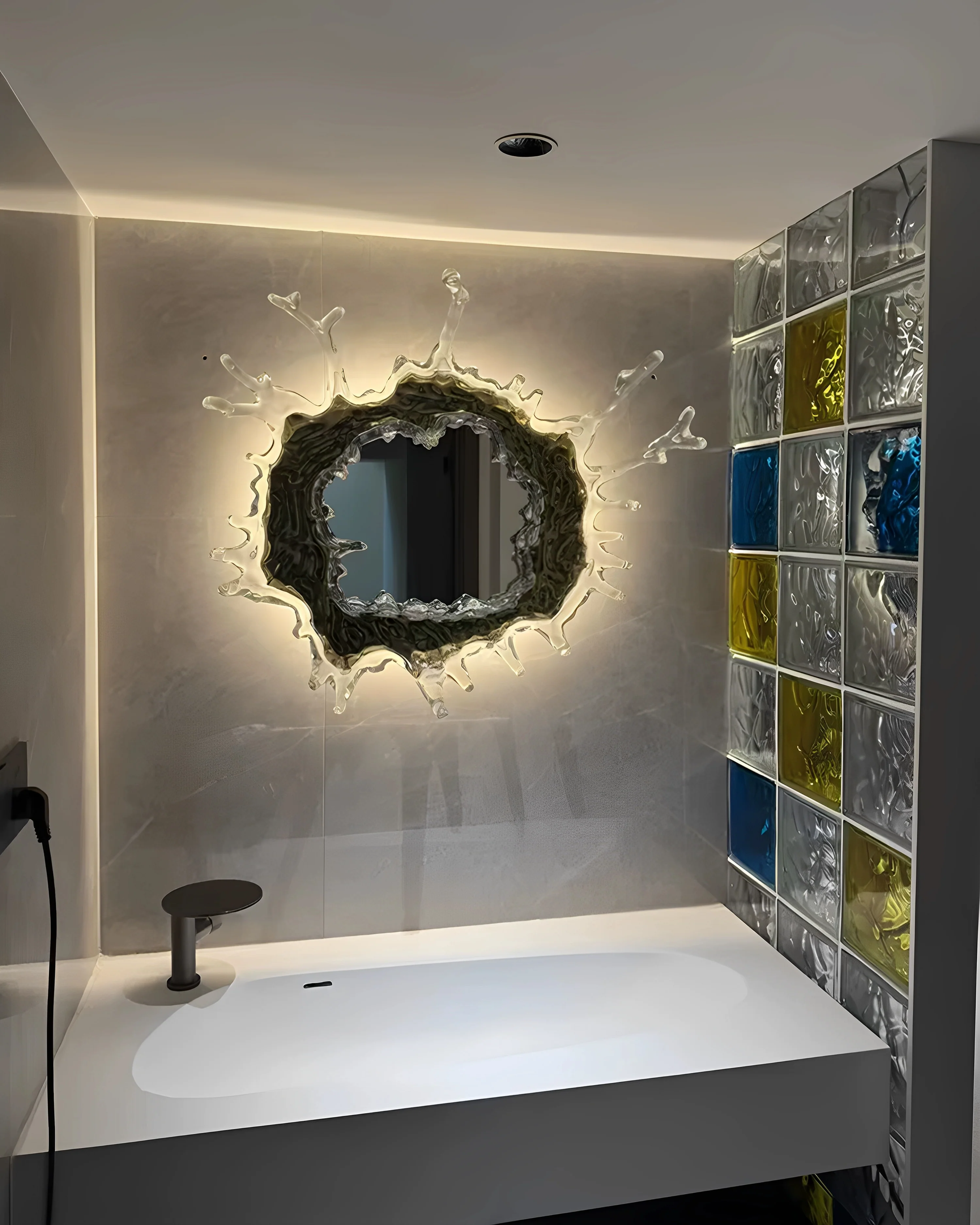 WOMO Art Wall Mirror with Light-WM6152 - Image 6