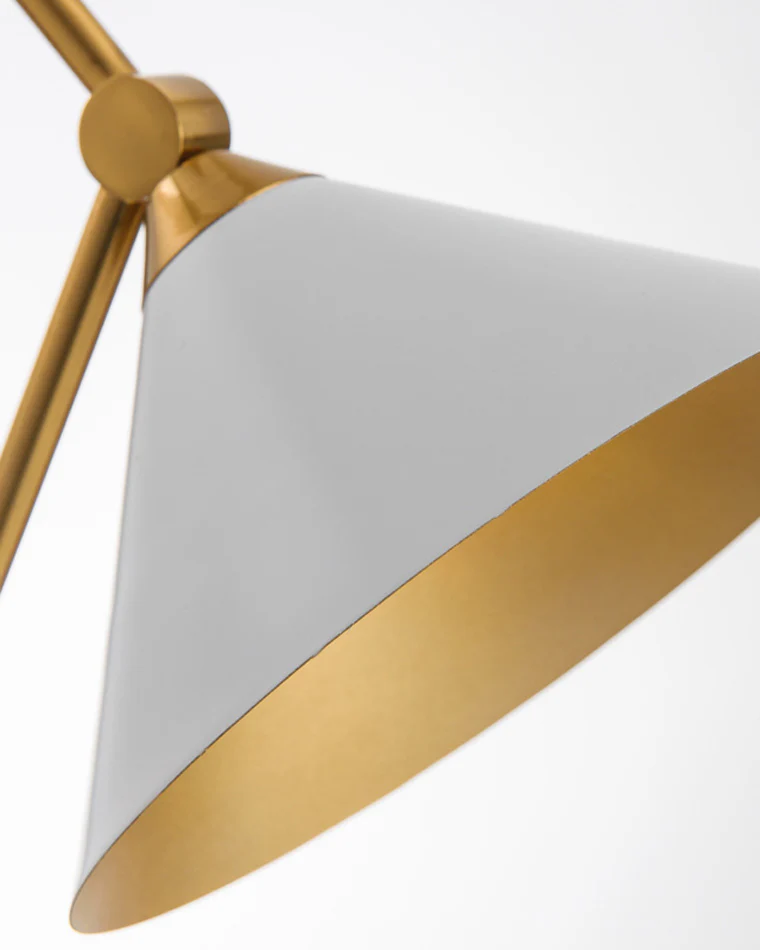 WOMO Unique Cone Articulating Marble Desk Lamp-WM8031 - Image 3