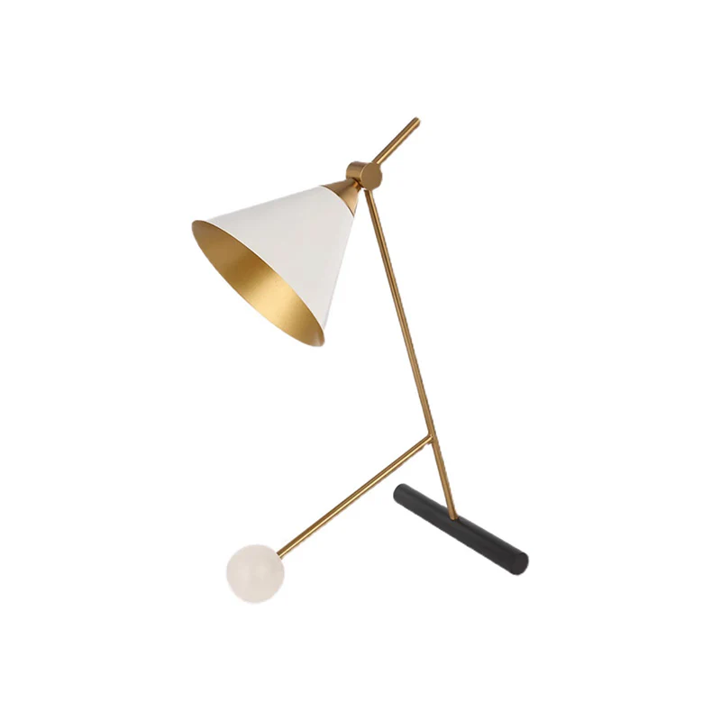 WOMO Unique Cone Articulating Marble Desk Lamp-WM8031 - Image 8