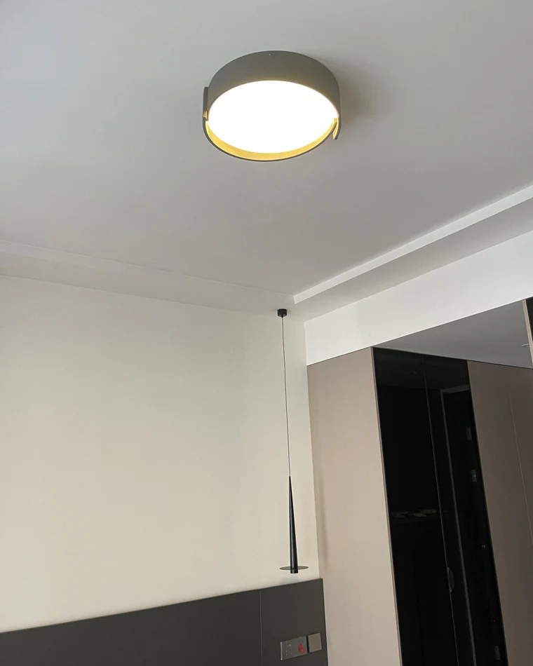 WOMO Round Asymmetrical Flush Mount Ceiling Light-WM1060 - Image 11