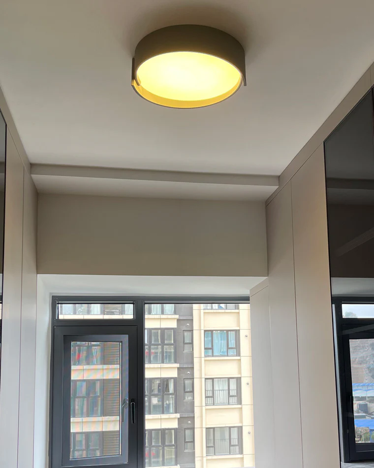 WOMO Round Asymmetrical Flush Mount Ceiling Light-WM1060 - Image 12