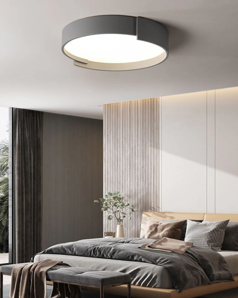 WOMO Round Asymmetrical Flush Mount Ceiling Light-WM1060 - Image 2