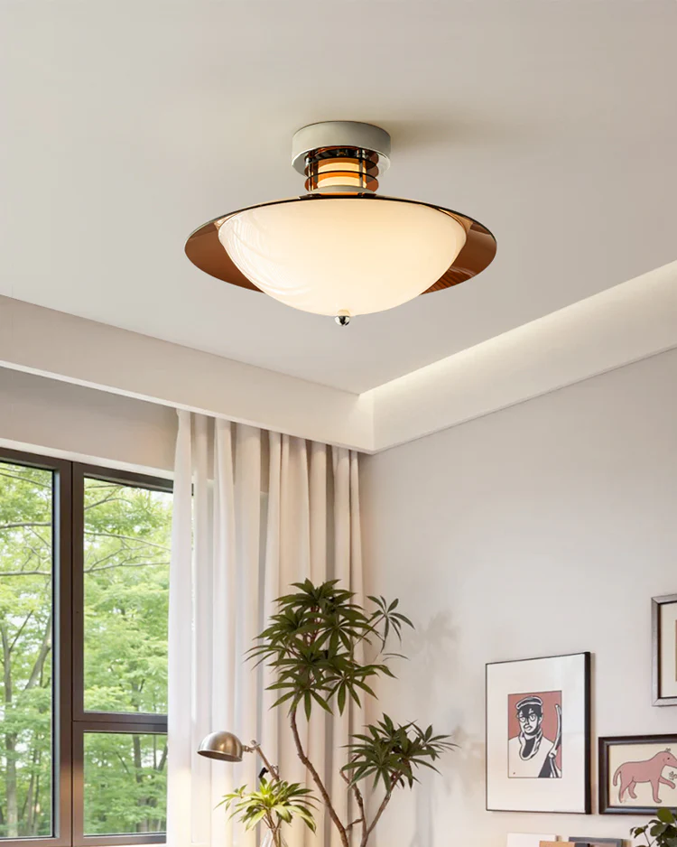WOMO Bauhaus Bowl Ceiling Light-WM1216 - Image 4