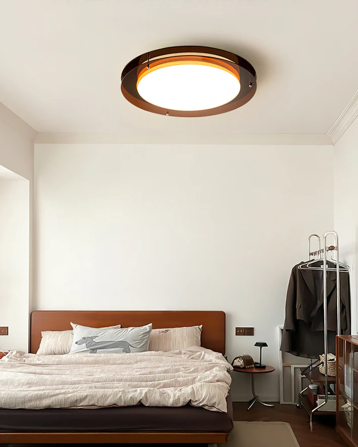 WOMO Bauhaus Round Flat Ceiling Light-WM1214 - Image 3
