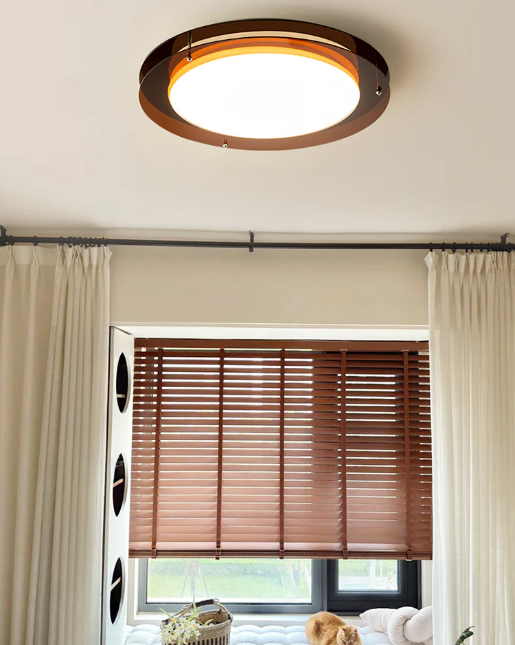 WOMO Bauhaus Round Flat Ceiling Light-WM1214 - Image 6