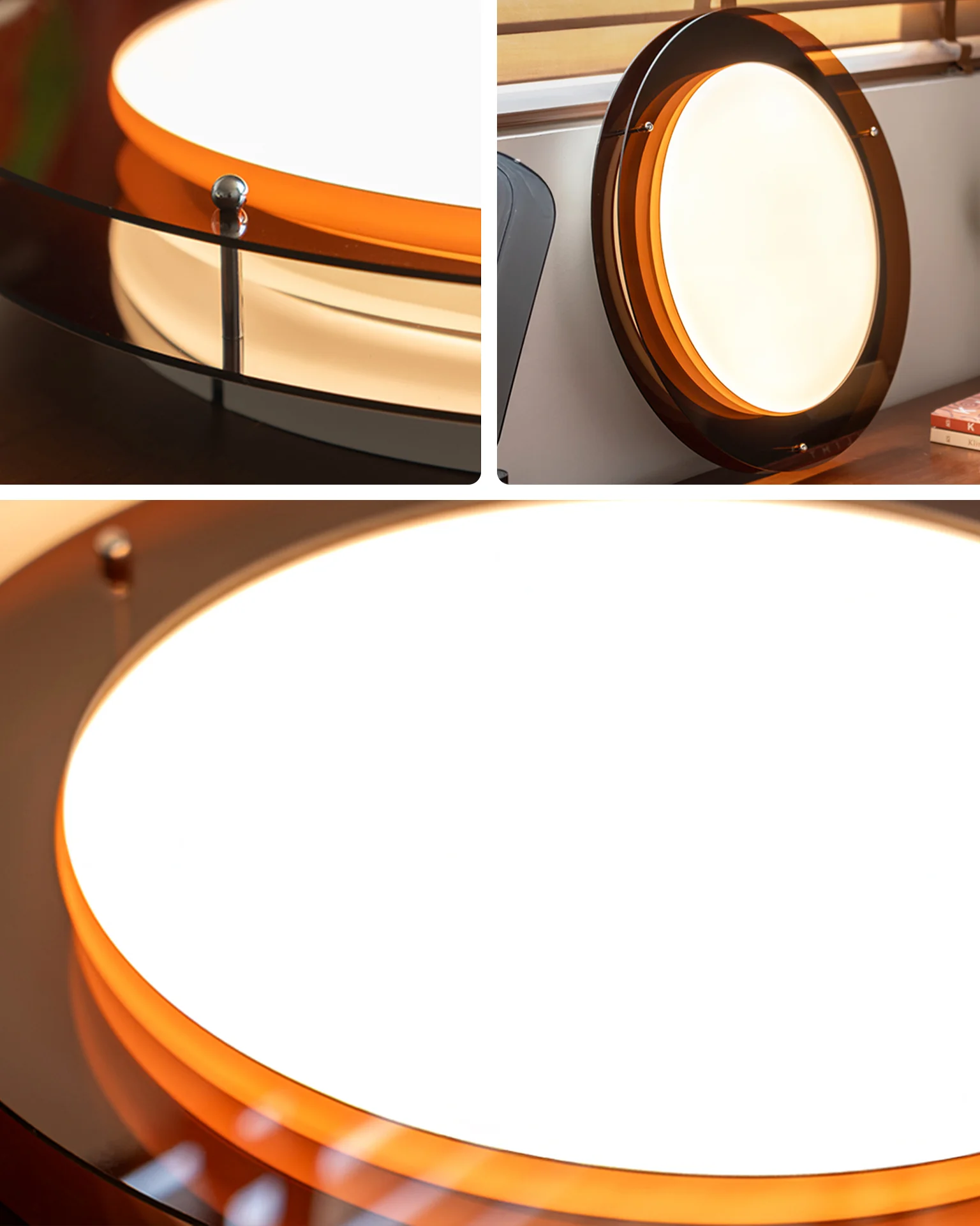 WOMO Bauhaus Round Flat Ceiling Light-WM1214 - Image 8