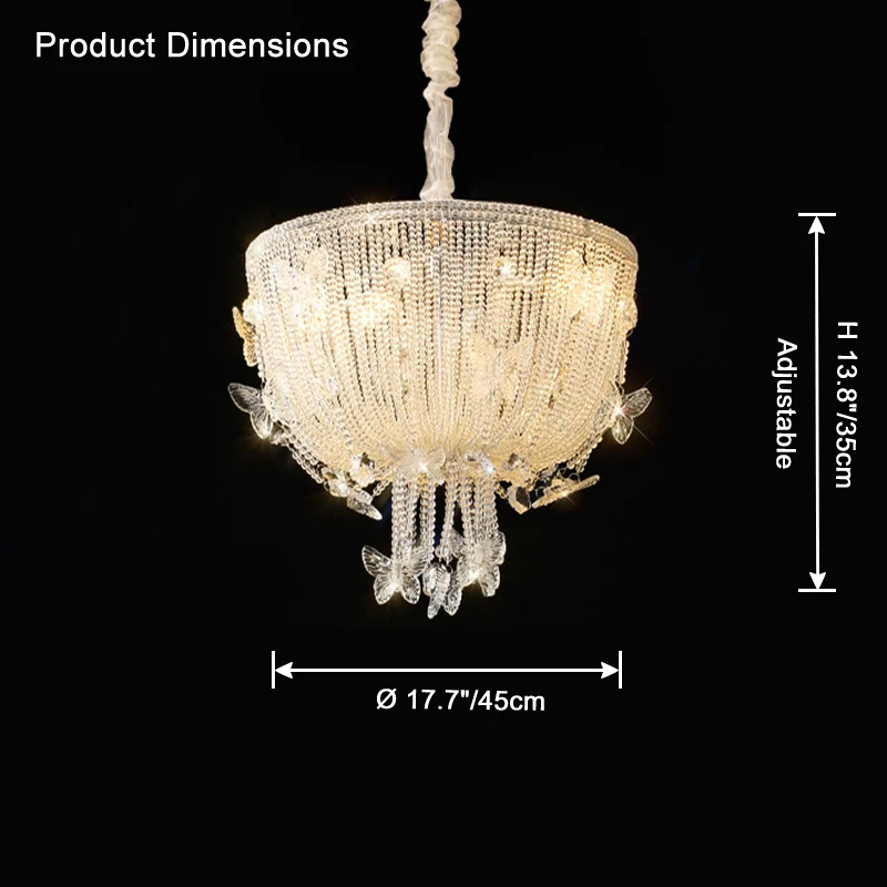WOMO Crystal Bead Chandelier-WM2826 - Image 10