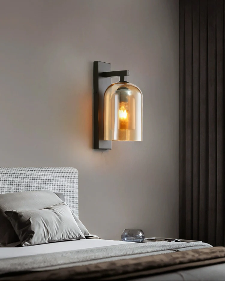 WOMO Bell Black Wall Sconce-WM6110 - Image 3