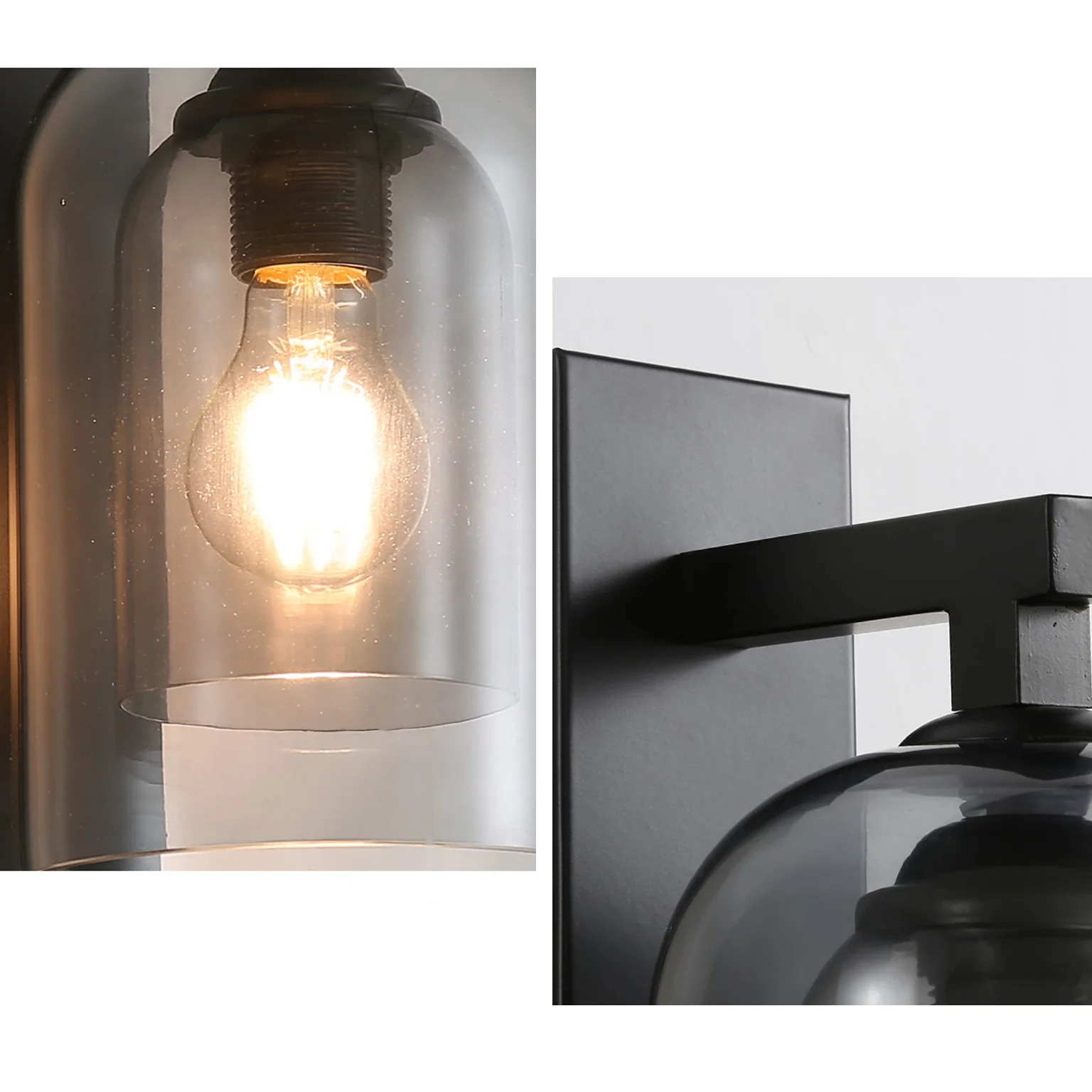 WOMO Bell Black Wall Sconce-WM6110 - Image 8