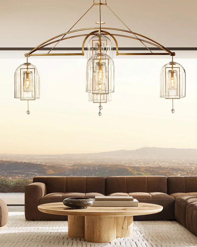 WOMO Bell Glass Chandelier-WM2813 - Image 11