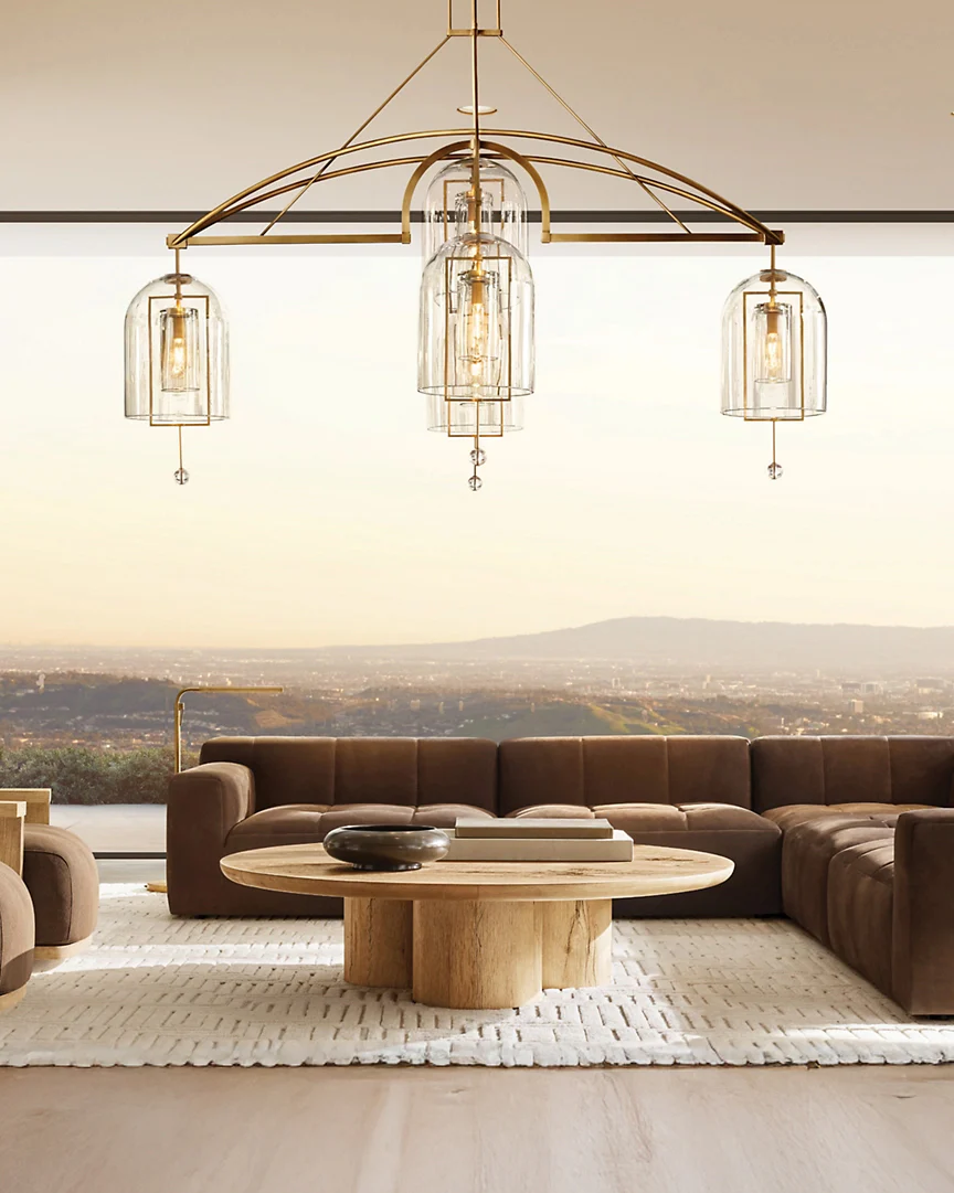 WOMO Bell Glass Chandelier-WM2813 - Image 15